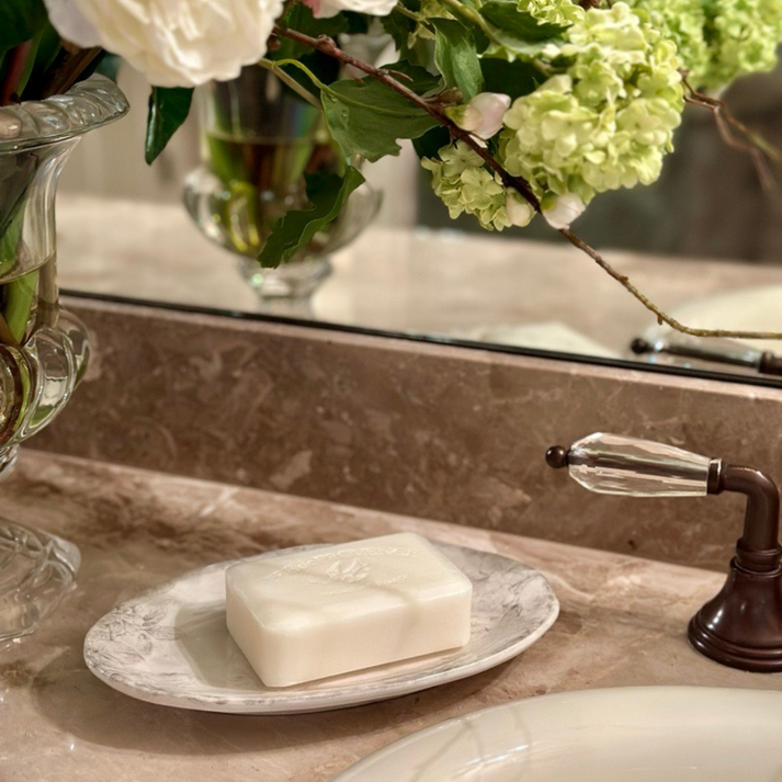 ARTE ITALICA: Giulietta Small Oval Dish Gray/White