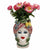 CALTAGIRONE: Sicilian Moorish Head Vase - Woman with Pink Turban + Lemons (Medium 11" H.)