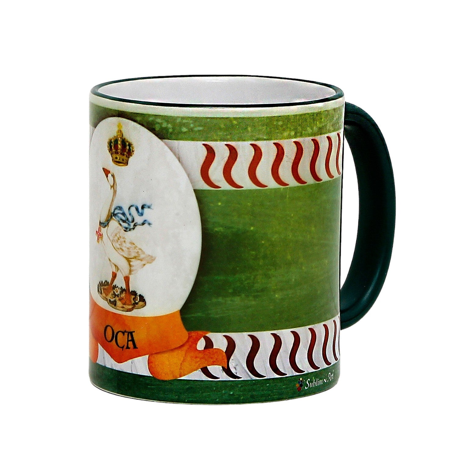 PALIO DI SIENA: Porcelain printed mug Set of 6 bundle: ISTRICE+DRAGO+AQUILA+BRUCO+TARTUCA+OCA