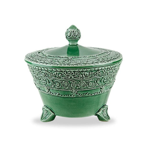ARTE ITALICA: Renaissance Footed Bowl with Lid