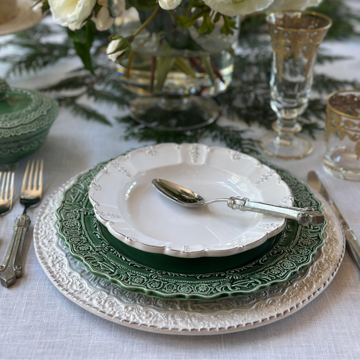 ARTE ITALICA: Renaissance Pasta Bowl (White or Green)