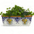 TOSCANA: Rectangular Tuscan Jardiniere - Strong Terracotta indoor/outdoor - Fruttina Retina Blu