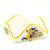 RAFFAELLESCO: Square Napkins Holder (For Luncheon Size napkins 6.5"x6.5") - Artistica.com