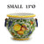 TUSCANIA: Round Tuscan cachepot with side rings (Small 13" Diam.) - Artistica.com