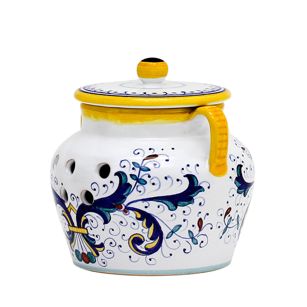 RICCO DERUTA: NEW Garlic/Onion Jar Keeper with handles - Artistica.com
