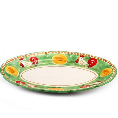 VIETRI: Campagna Gallina Oval Turkey Platter - Artistica.com