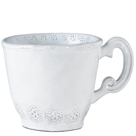 VIETRI: Incanto Lace Mug 10 OZ - Artistica.com