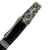 ART-PEN: Handcrafted Luxury Twist Pen - Ricco Deruta Design - Antique Pewter with Marble Acrylic Midnight body - Artistica.com