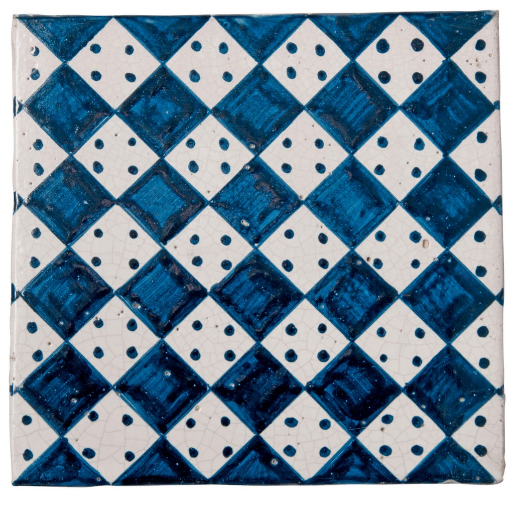 ANTICA DERUTA: Hand Painted Ceramic Authentic Deruta Tile - Artistica.com