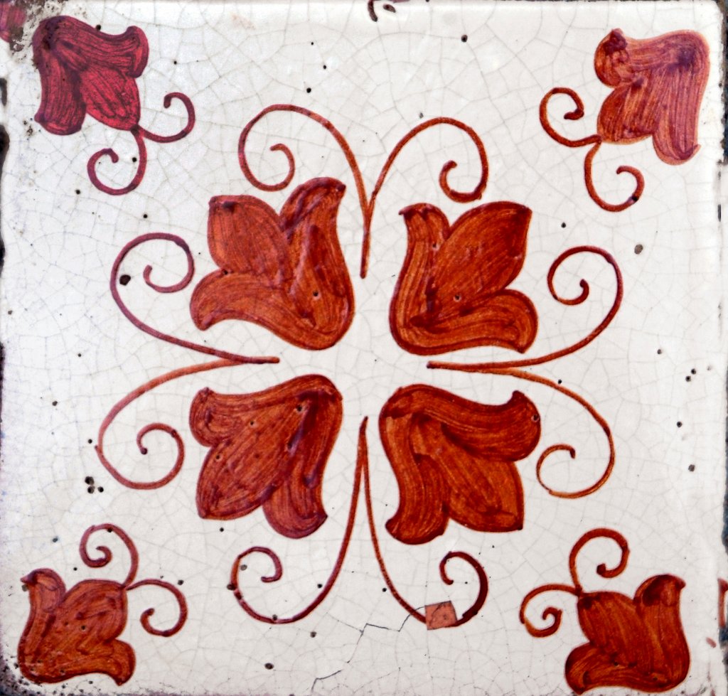 ANTICA DERUTA: Hand Painted Ceramic Authentic Deruta Tile - Artistica.com
