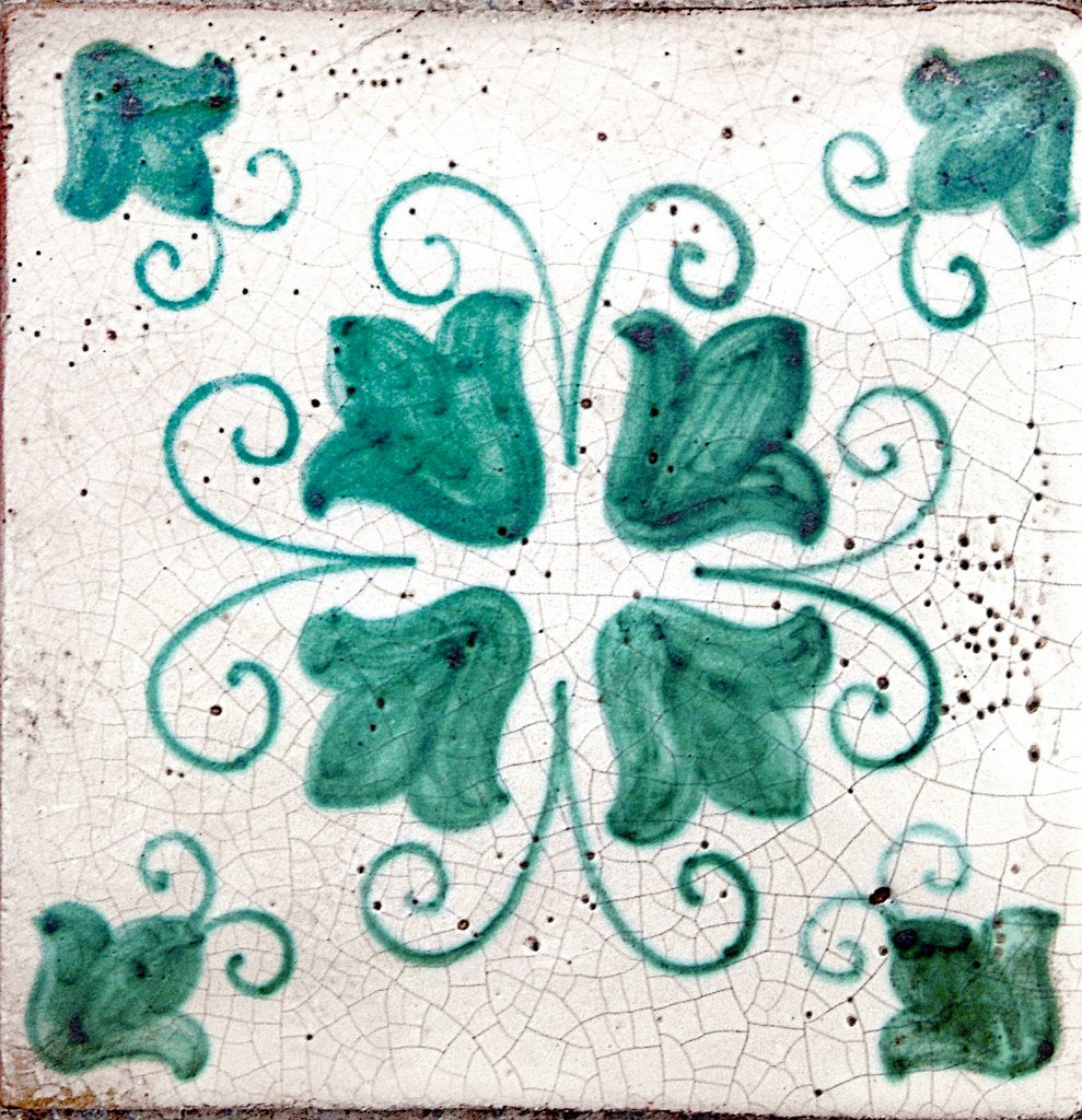 ANTICA DERUTA: Hand Painted Ceramic Authentic Deruta Tile - Artistica.com