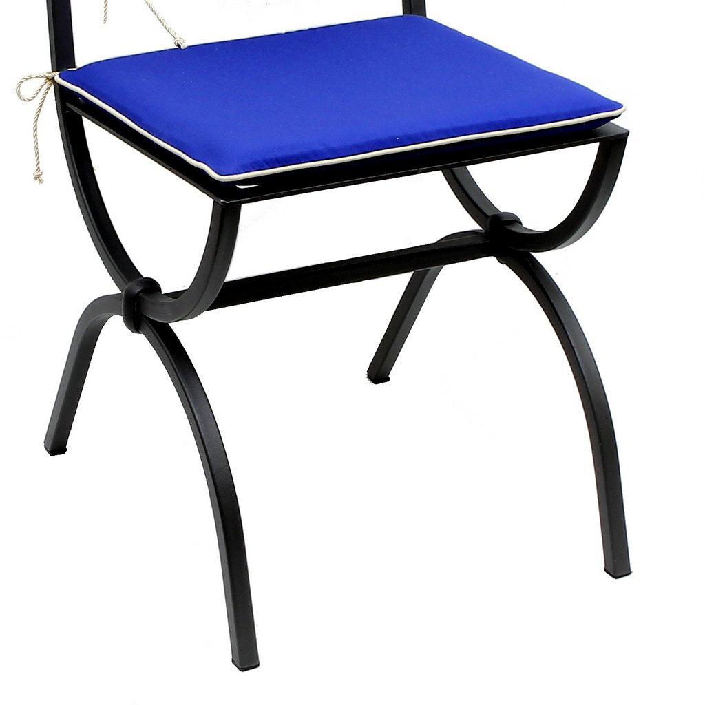 CUSHION SEAT: 100% Cotton Deluxe Chair Cushion - For AURORA Chair in Deruta, Italy. - Artistica.com