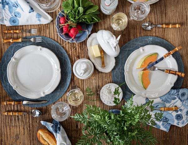 JULISKA: Berry & Thread Whitewash Dinner Plate - Artistica.com