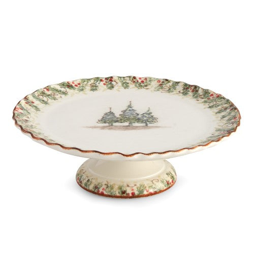 ARTE ITALICA: Natale Cake Stand - Artistica.com