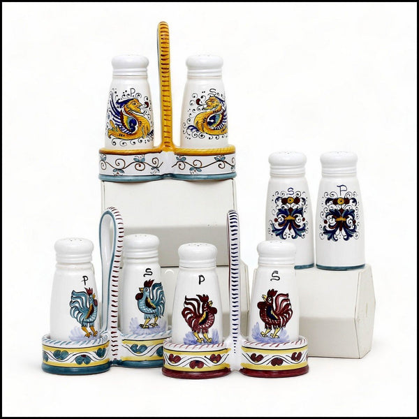 Salière Mr & Mrs Pepper Pietro Chiera – Céramique RITZENHOFF, Forme Ronde