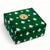 GIFT BOX CHRISTMAS: Green Gift Box with Arte Italica Natale Salad Plates (Set of 4 pcs)