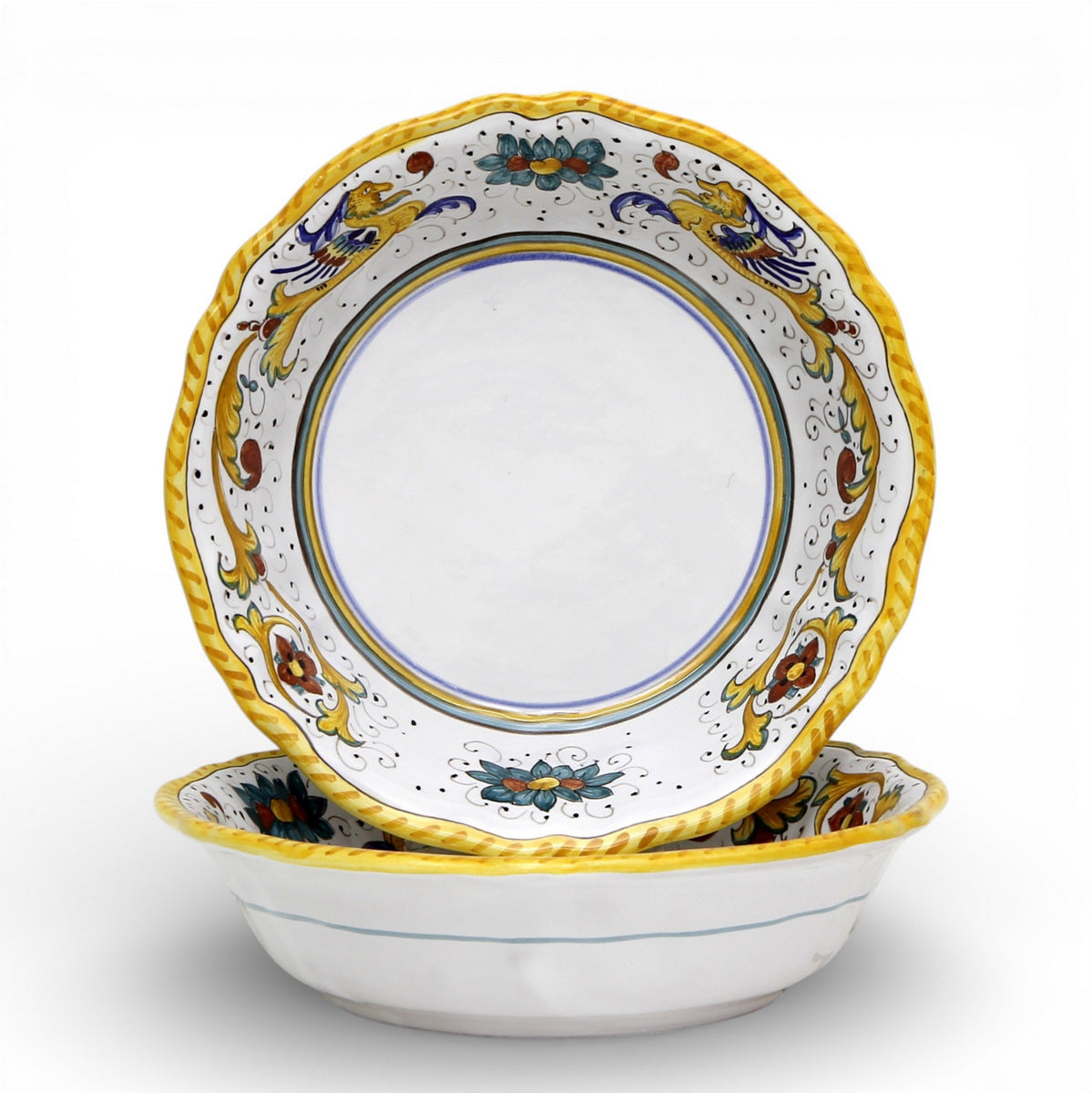 RAFFAELLESCO CLASSICO: Pasta/Soup Scalloped Deep Bowl