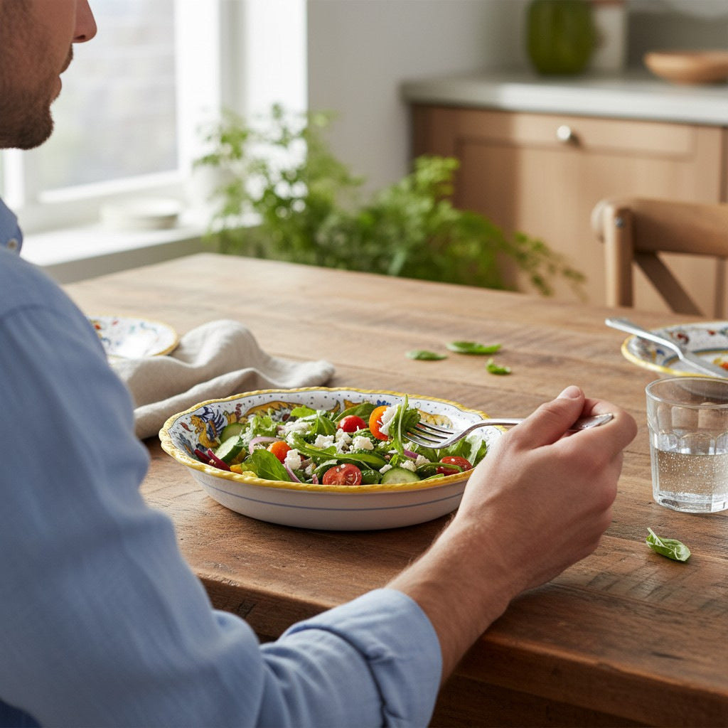RAFFAELLESCO CLASSICO: Pasta/Soup Scalloped Deep Bowl