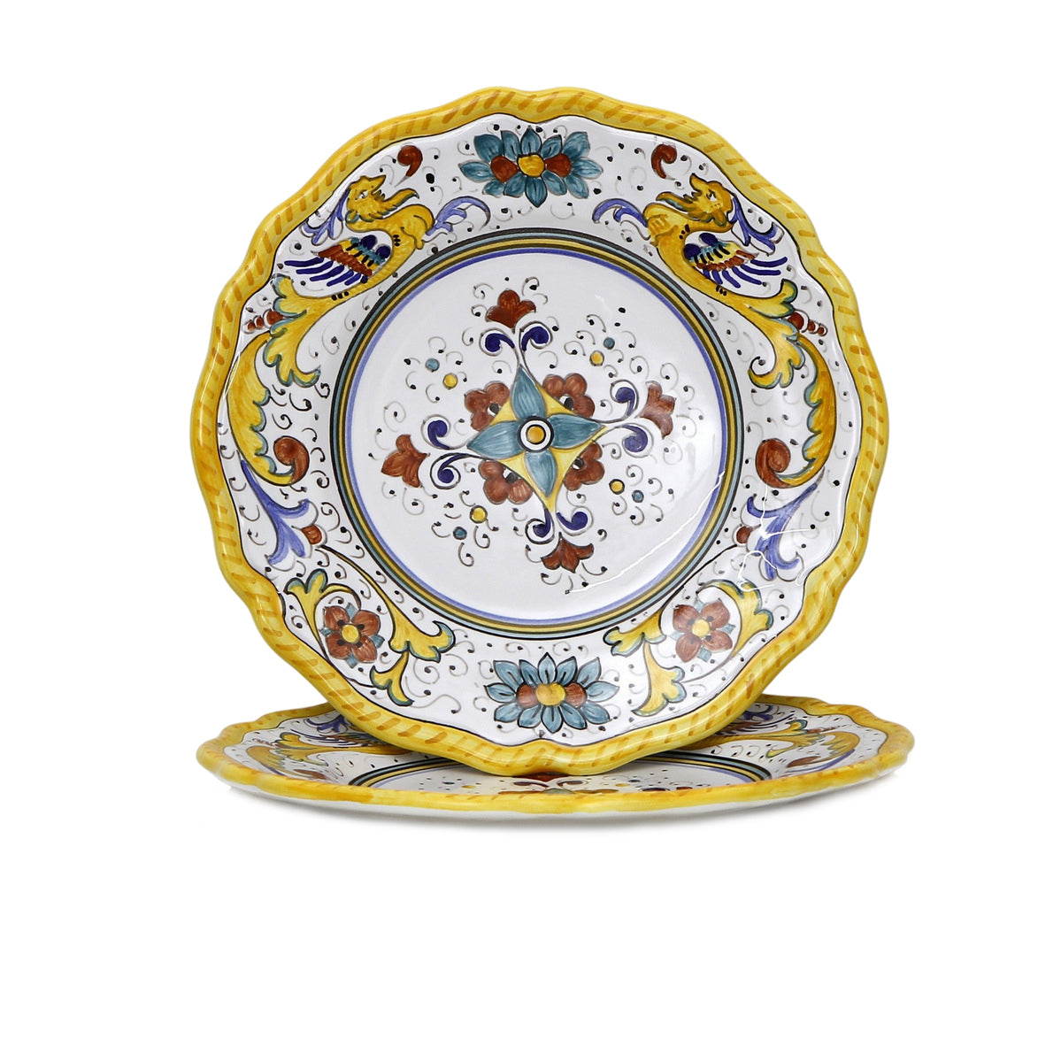 RAFFAELLESCO CLASSICO: Salad plate fluted rims (FULL DECOR) [R]