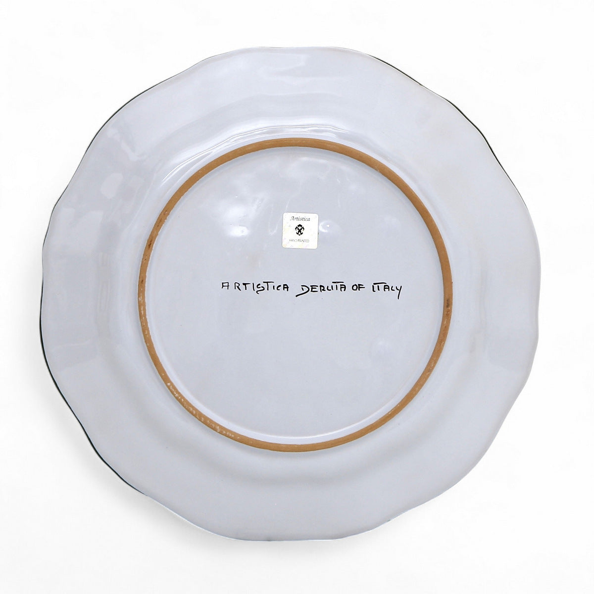 FAENZA-CARNATION: Scalloped dinner plate (11 D)