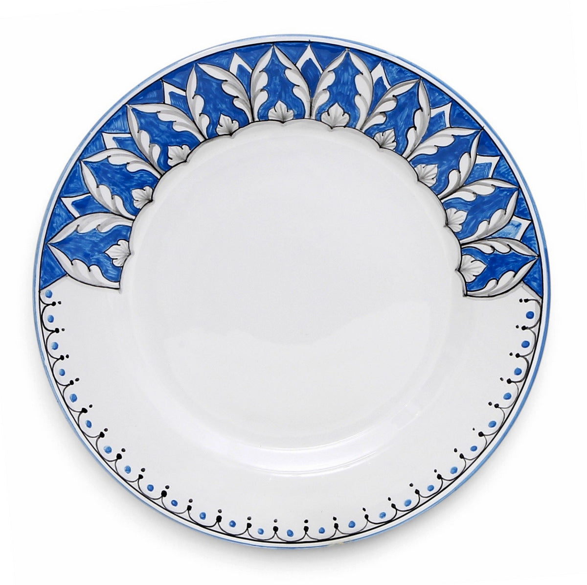 DERUTA PEACOCK: 3-Pcs Place Setting - Design VARIO CELESTE