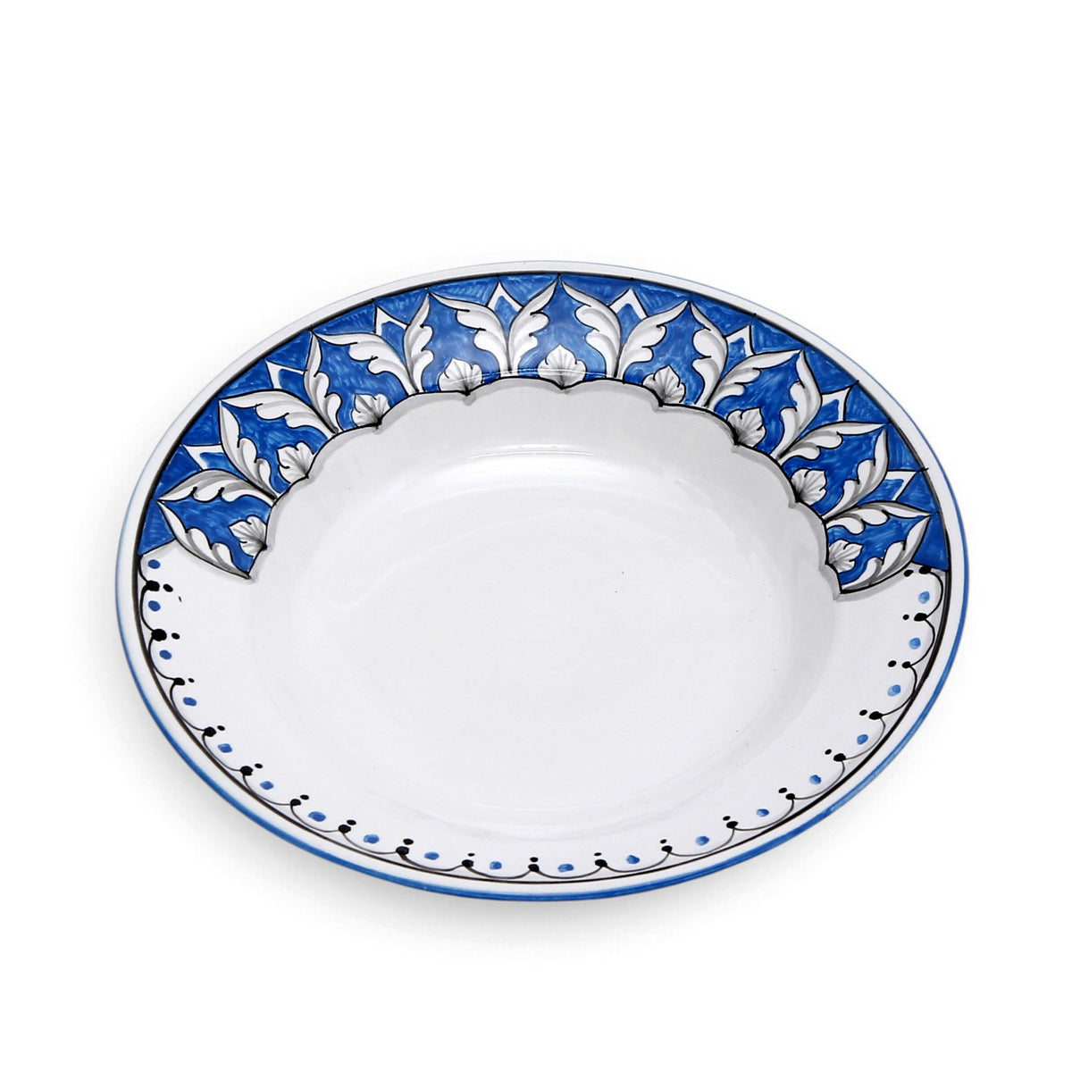 DERUTA PEACOCK: 3-Pcs Place Setting - Design VARIO CELESTE