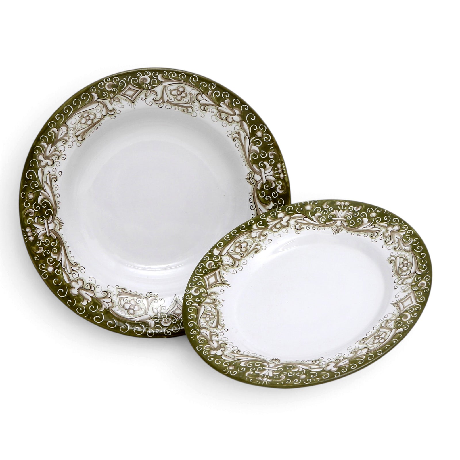 DERUTA COLORI: 2 Pieces Place Setting Bundle - SAGE