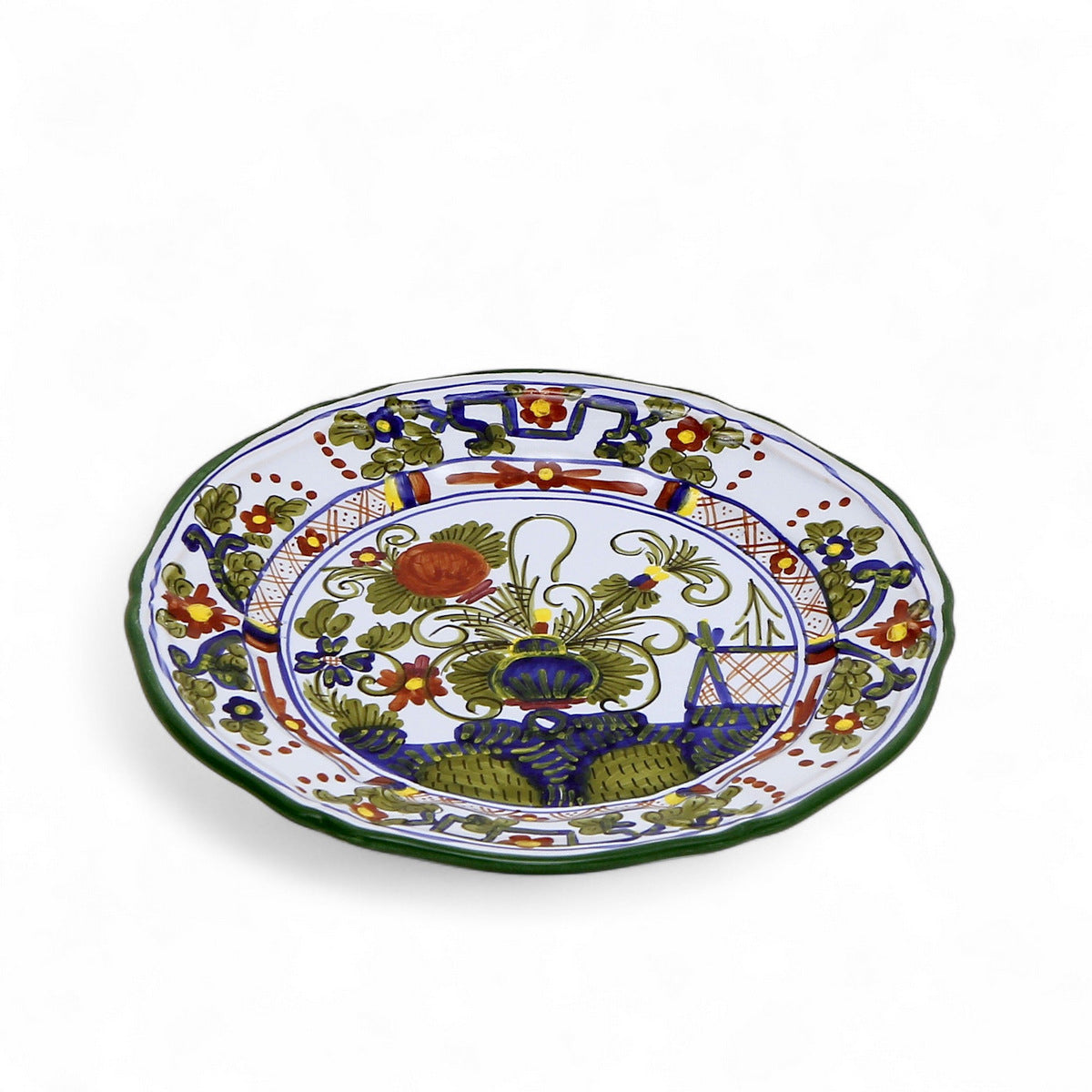 FAENZA-CARNATION: Scalloped salad plate (8'' Diam.)