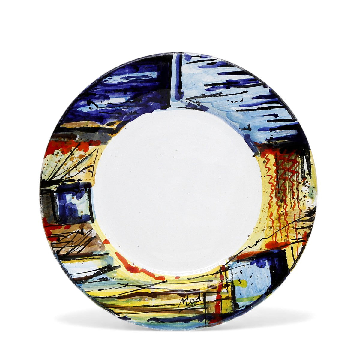 MODERNA: Five Pieces Place Setting (Dinner+Pasta+Salad Plates +Cup and Saucer)
