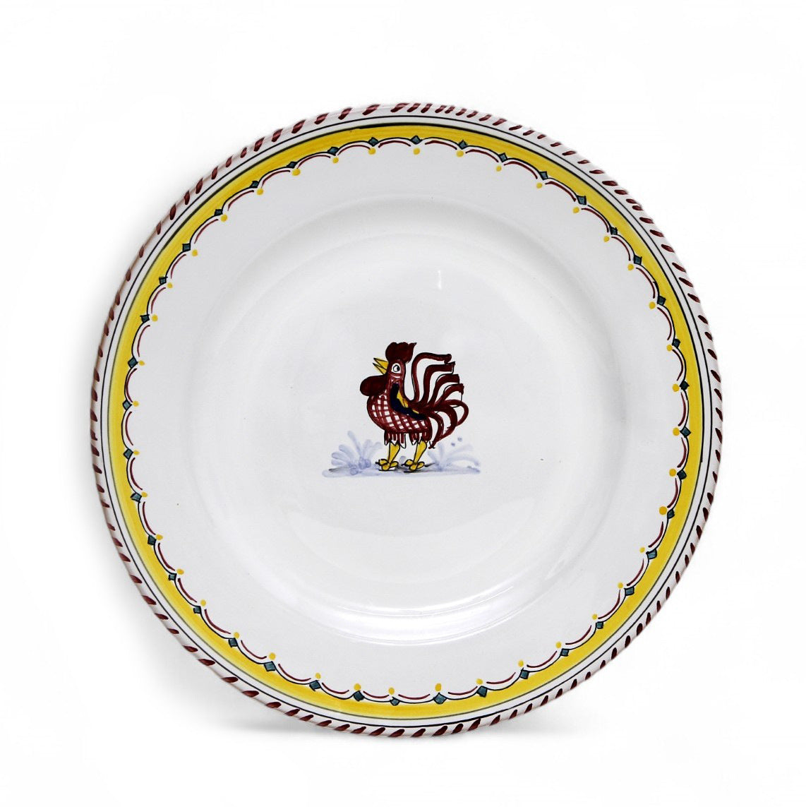 ORVIETO RED ROOSTER SIMPLE: Salad Plate