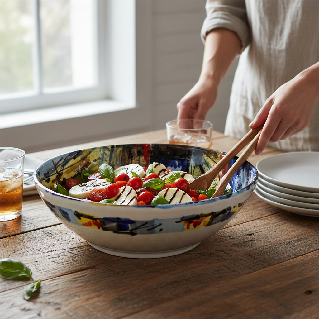 MODERNA: Serving Pasta/Salad Bowl - Crisalide Design by L. Centinaro