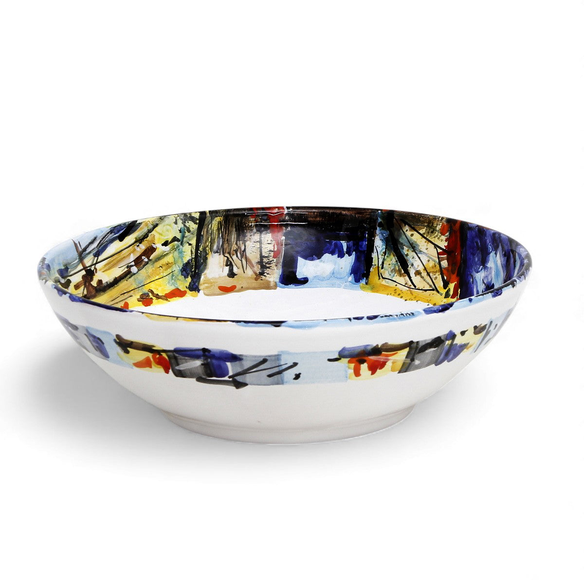 MODERNA: Two Pieces Serving Set (Pasta/Salad Bowl + Oval Platter)