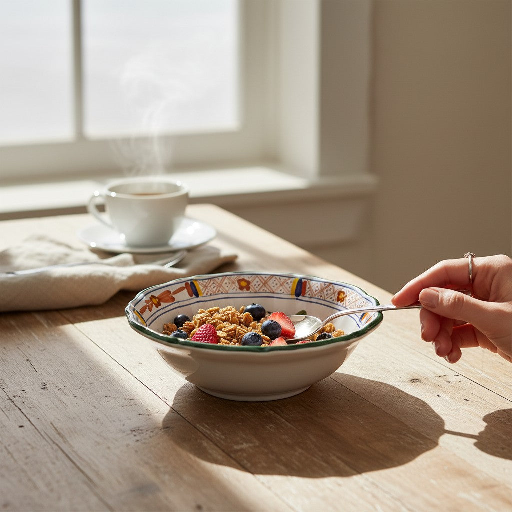 FAENZA-CARNATION: Cereal Bowl