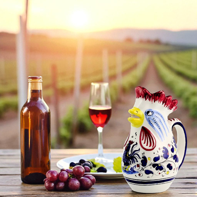 RICCO DERUTA DELUXE: Rooster of Fortune multi use pitcher (1 Liter