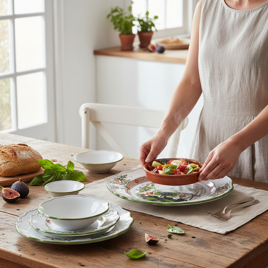 FAENZA-CARNATION: Charger Buffet Platter (13 D)