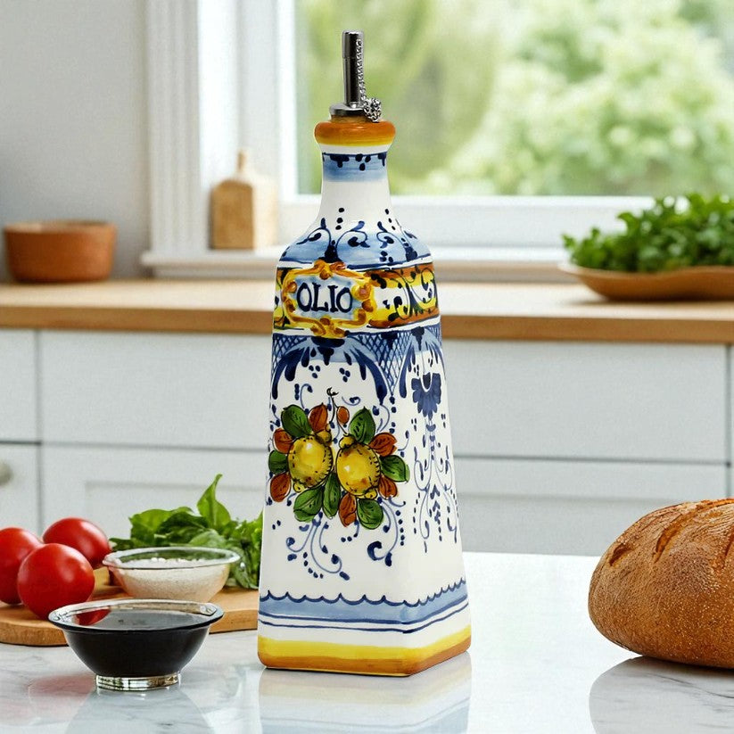 LIMONCINI: Square Olive Oil Bottle Dispenser - Artistica.com