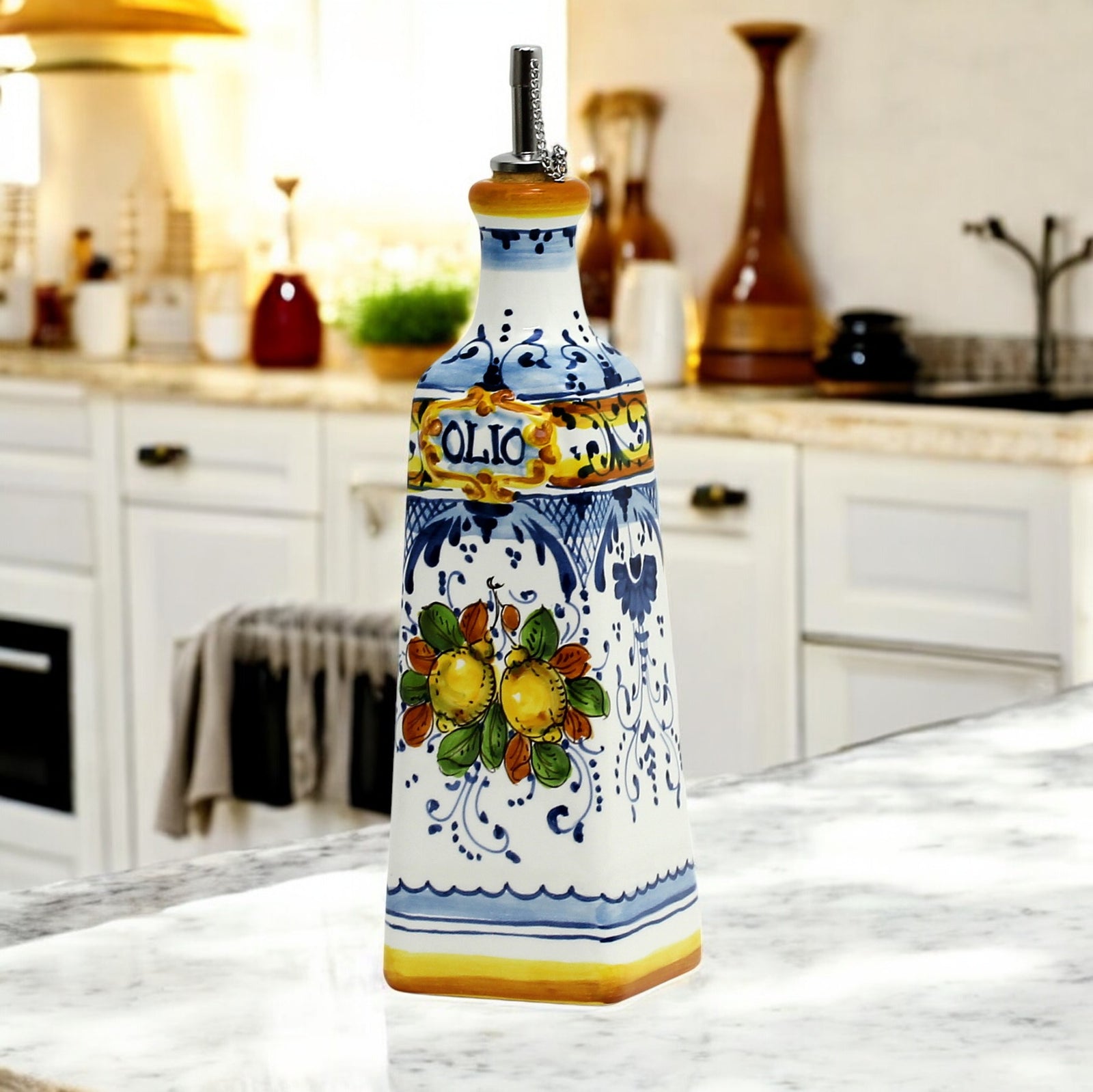 LIMONCINI: Square Olive Oil Bottle Dispenser - Artistica.com