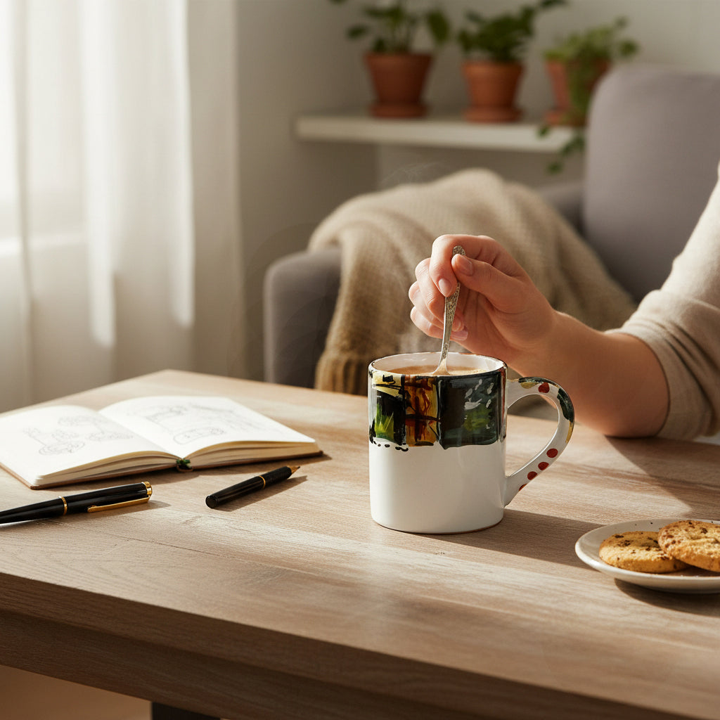 MODERNA: Mug (10 Oz) - Crisalide Design by L. Centinaro