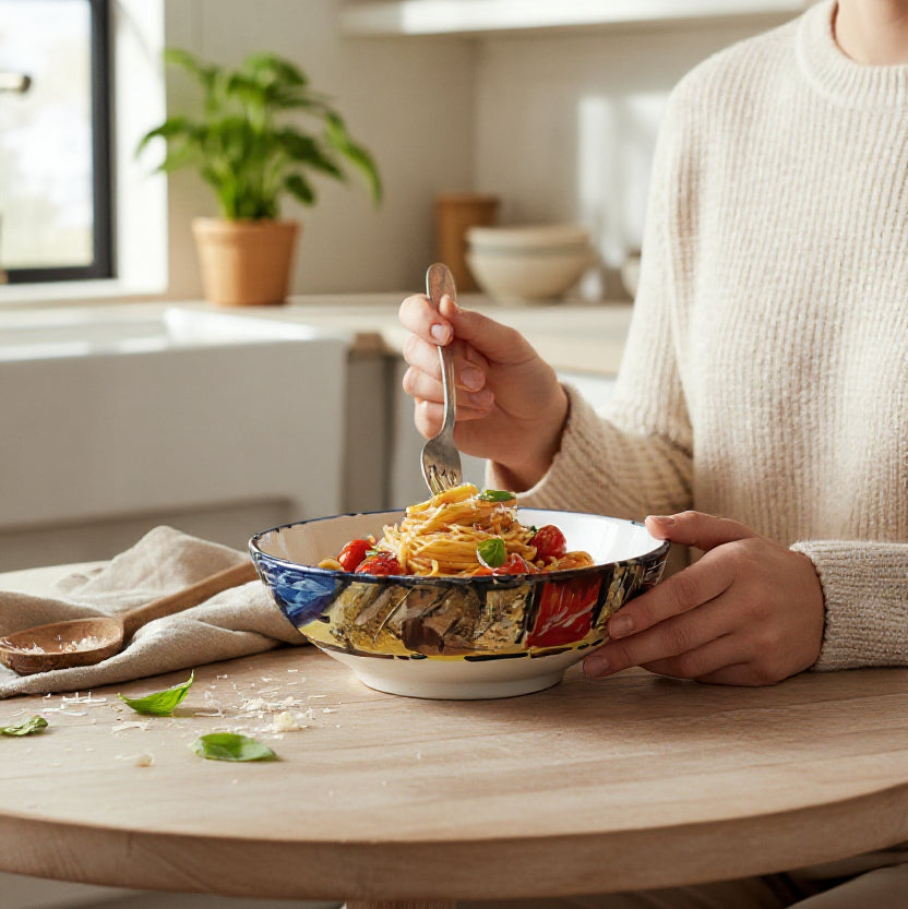 MODERNA: Pasta/Soup/Salad Coupe Bowl - Crisalide Design by L. Centinaro