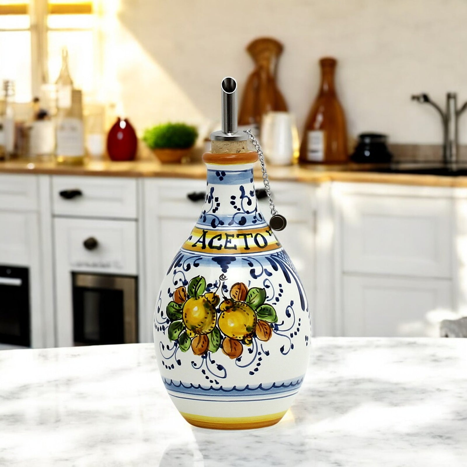 LIMONCINI: Vinegar 'ACETO' Bottle Dispenser - Artistica.com