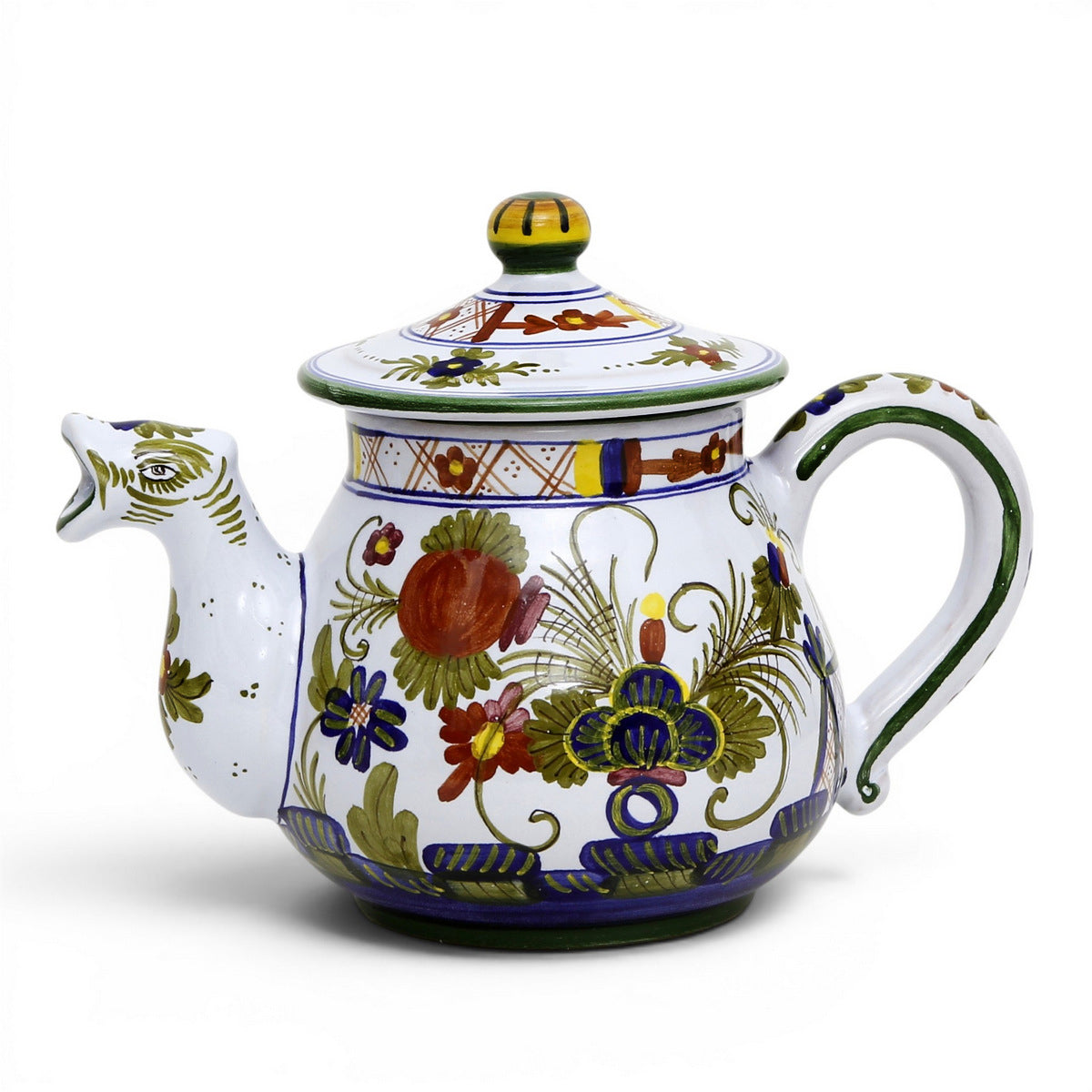 FAENZA-CARNATION: Tea Pot (5 Cups - 40 Fl Oz - 1.15 Liter)