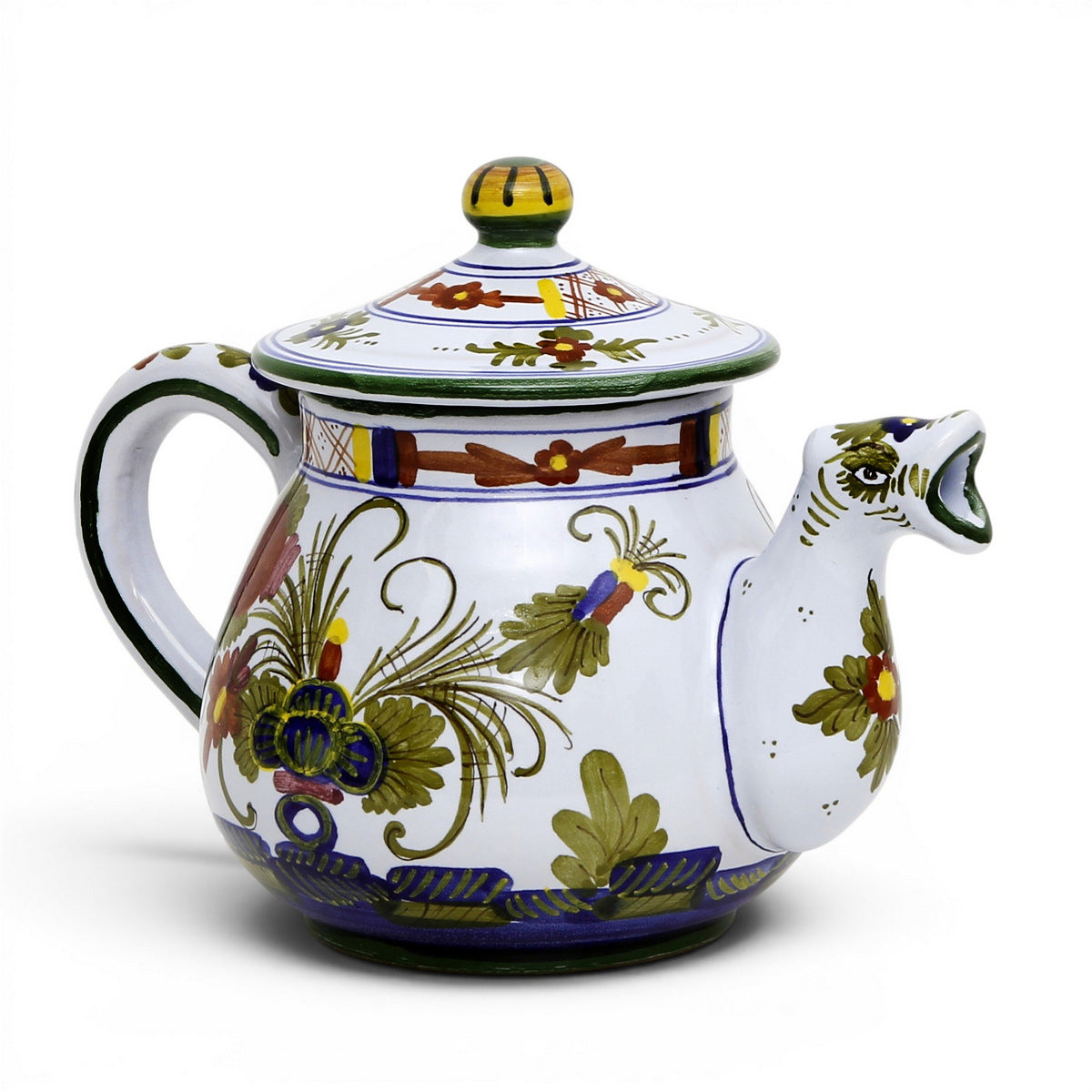 FAENZA-CARNATION: Tea Pot (5 Cups - 40 Fl Oz - 1.15 Liter)