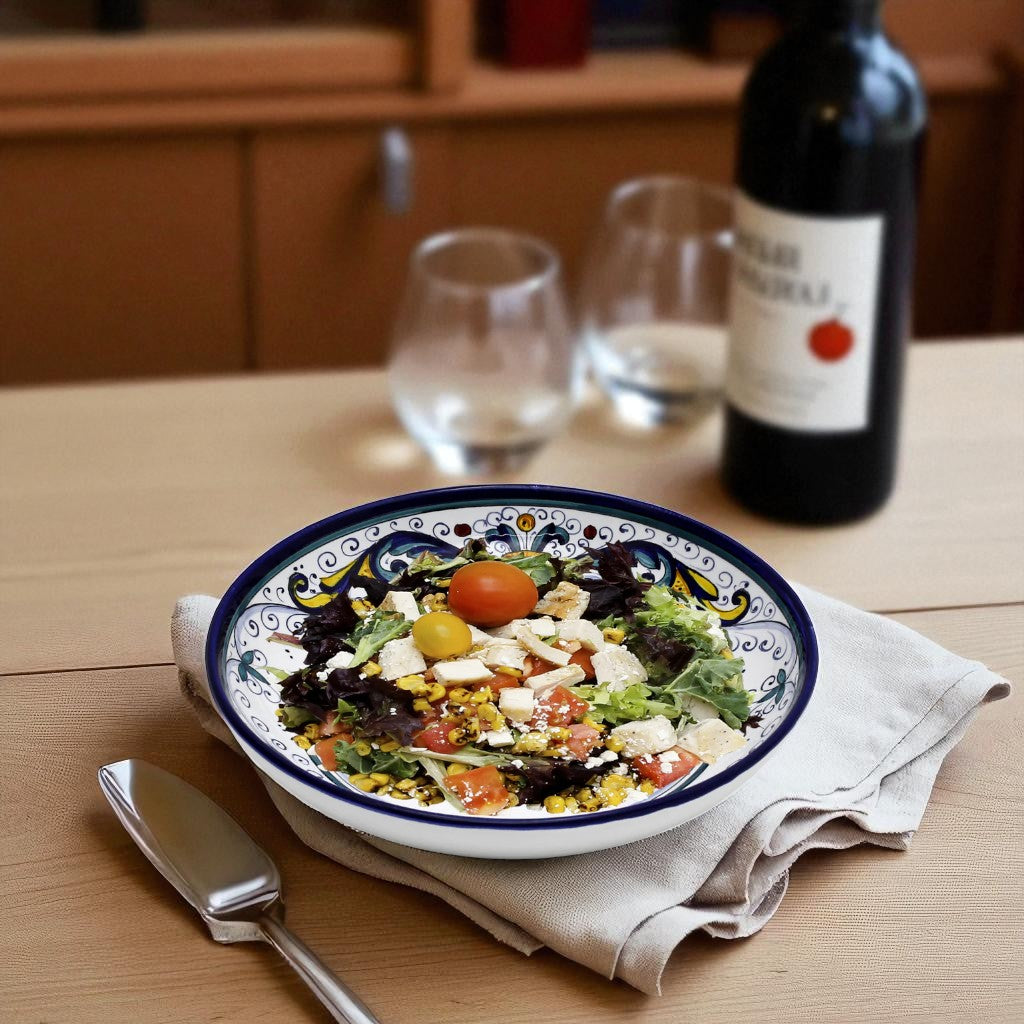 VECCHIA DERUTA: Risotto/Pasta/Cioppino round shallow coupe bowl