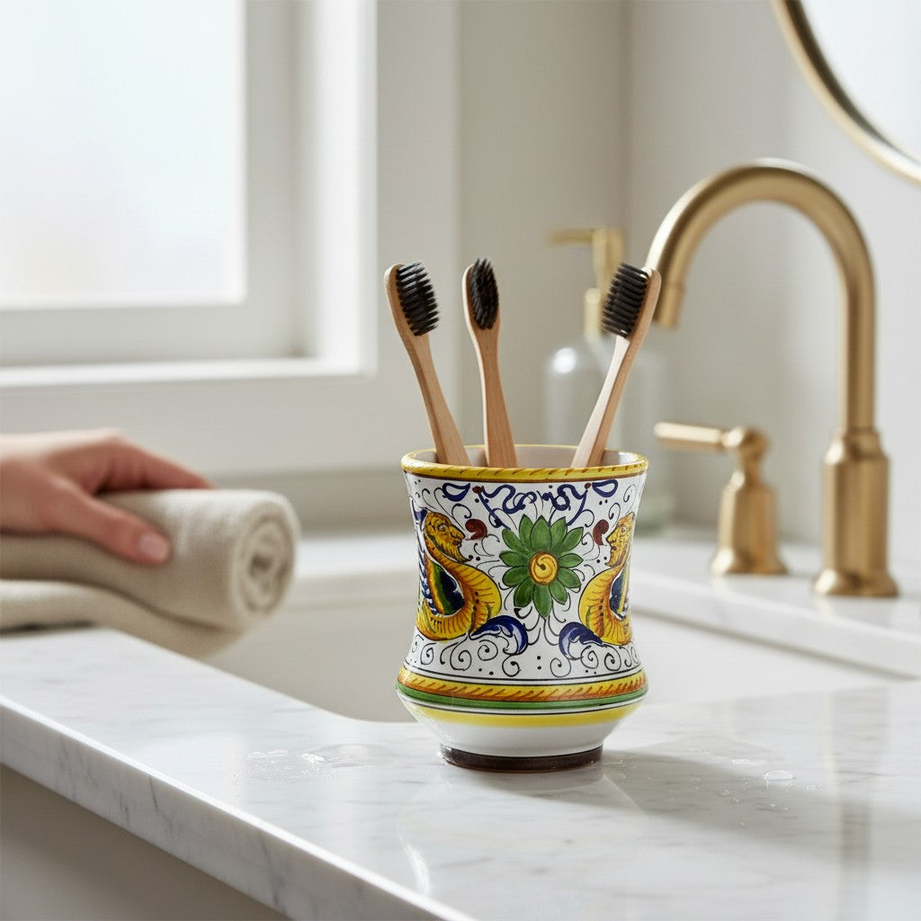 RAFFAELLESCO DELUXE: Precious Concave Tumbler (Pen/Pencils/Makeup Brushes etc...)