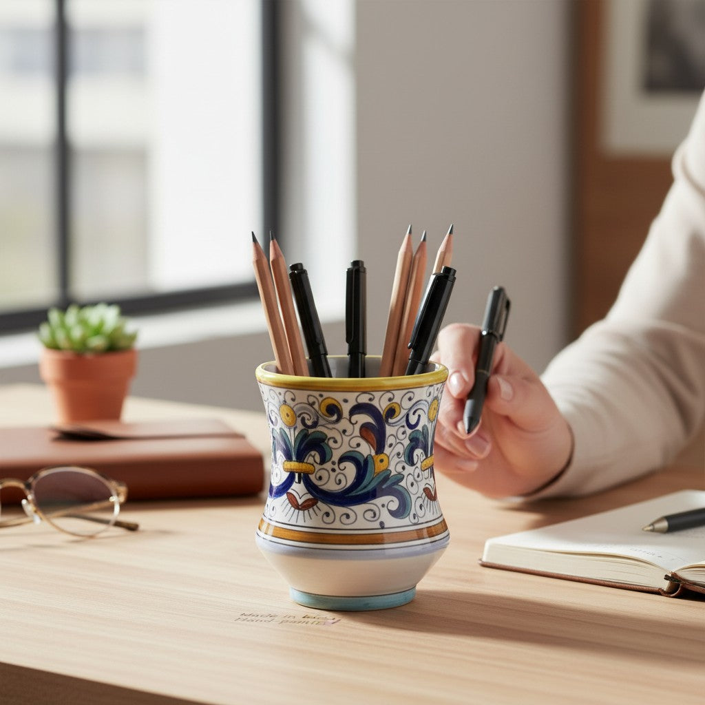 RICCO DERUTA DELUXE: Precious Concave Tumbler (Pen/Pencils/Makeup Brushes etc...)