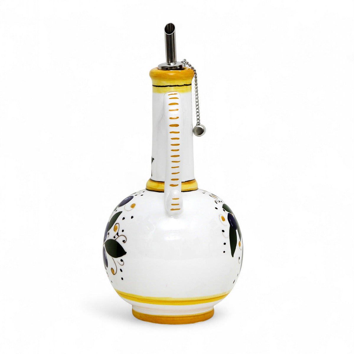 OLIVA: Olive Oil Bottle Dispenser Deruta Olive Design