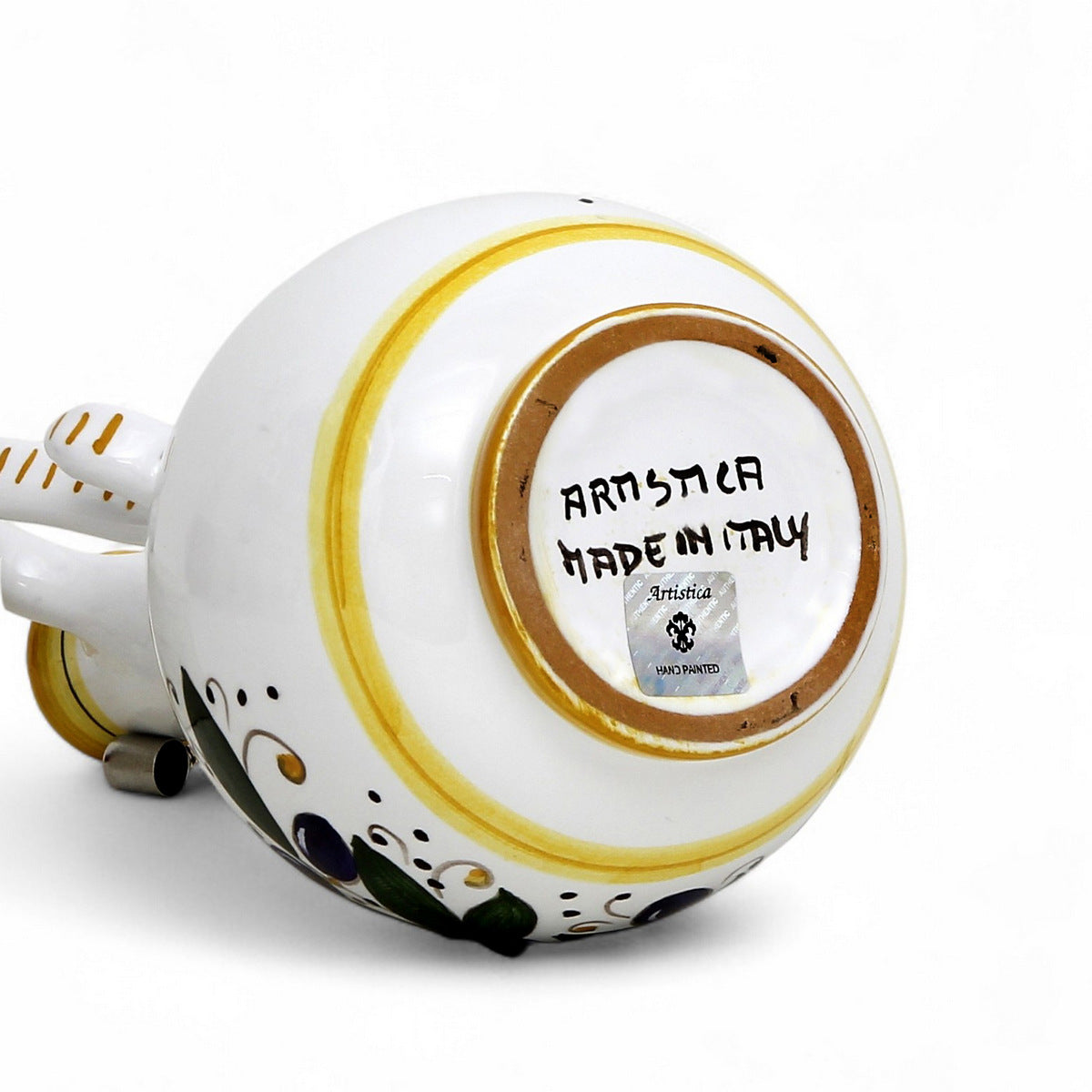 OLIVA: Olive Oil Bottle Dispenser Deruta Olive Design