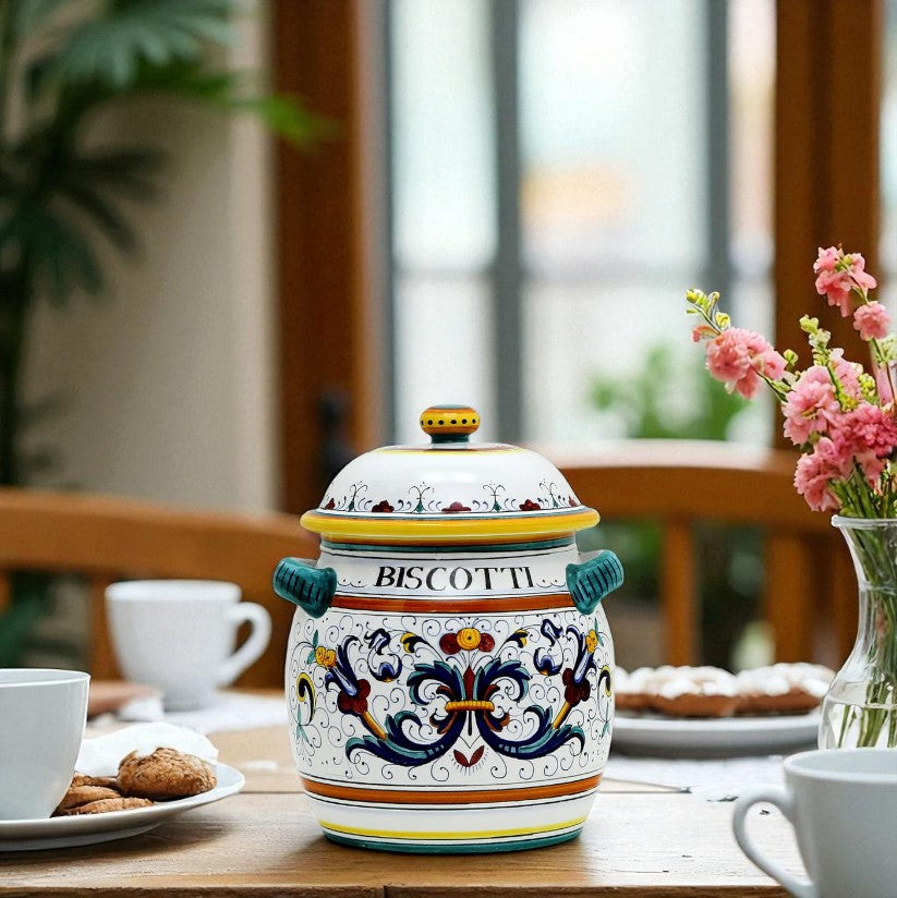 RICCO DERUTA: Traditional Biscotti Jar - Artistica.com