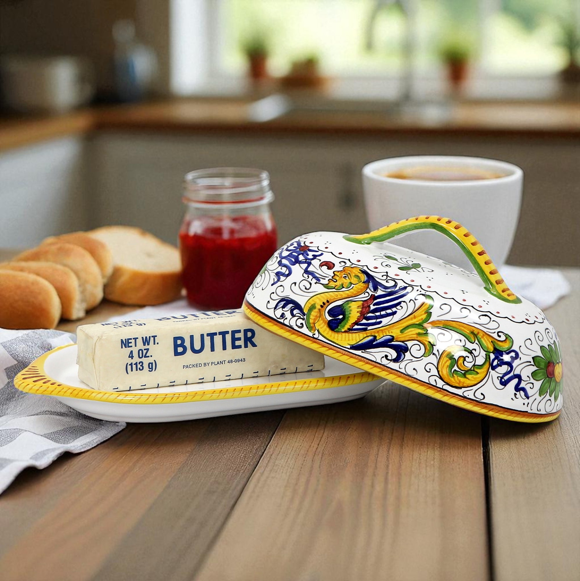 RAFFAELLESCO DELUXE: Butter dish with cover - Artistica.com