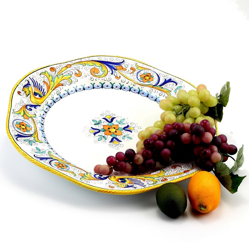 RAFFAELLESCO DELUXE: Hexagonal Extra Large Charger Platter